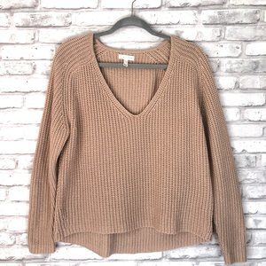 Leith V Neck Knit Sweater